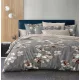Maribel szürke barna virág mintás ágyneműhuzat garnitúra 7 részes