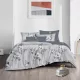 Aurora szürke virág mintás ágyneműhuzat garnitúra 7 részes