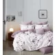 Miranda lila fehér csillag mintás ágyneműhuzat garnitúra 7 részes