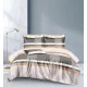 Kiara szürke bézs csíkos mintás ágyneműhuzat garnitúra 7 részes