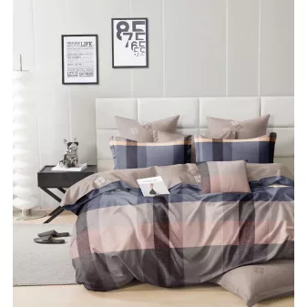   Ravik barna kocka mintás ágyneműhuzat garnitúra 3 részes