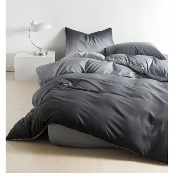 Karla fekete ombre ágyneműhuzat garnitúra 3 részes