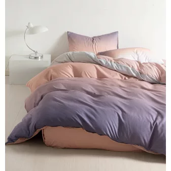 Karla lila pink ombre ágyneműhuzat garnitúra 3 részes