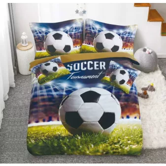 Evelis focilabda mintás ágyneműhuzat garnitúra 3 részes