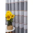 Kész függöny fehér alapon bordás barna csíkos 300x180cm