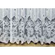 Kész függöny fehér alapon csattos 300x180cm