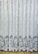 Kész függöny fehér alapon csattos 300x180cm