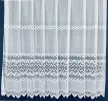 Kész függöny fehér alapon csillár 300x180cm
