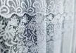 Kész függöny fehér alapon Laila 300x180cm