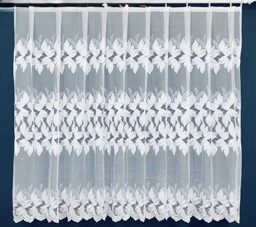 Kész függöny fehér alapon Lale 300x250cm