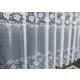 Kész függöny fehér alapon sor rózsa 300x250cm