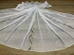 Kész luxus függöny fehér alapon arany barna karikás hullámos 300x260cm