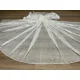 Kész luxus függöny krém alapon ezüst Elena 300x260cm