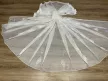 Kész luxus függöny krém alapon ezüst Elena 300x260cm