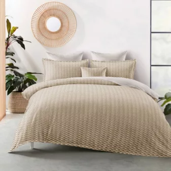   Ayaz Flanel bézs egyszínű ágyneműhuzat garnitúra 3 részes