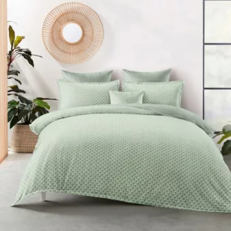   Ayaz Flanel mentazöld egyszínű ágyneműhuzat garnitúra 3 részes