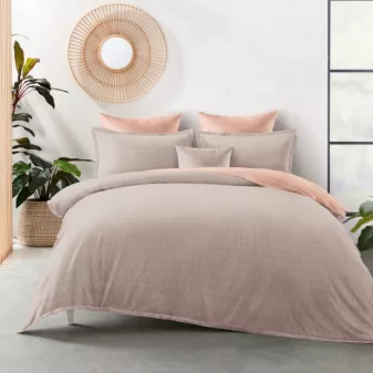   Ayaz Flanel rózsaszín egyszínű ágyneműhuzat garnitúra 3 részes