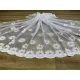 Kész függöny fehér alapon sárga margaréta 300x250cm