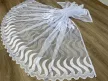 Kész függöny fehér alapon S hullámos 400x250cm