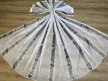 Kész függöny luxury fehér alapon görög szürke 300x260cm