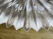 Kész Jacquard függöny fehér alapon csoki parkettás 300x200cm