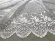 Kész függöny fehér alapon Jacquard 13 indás 500x180cm