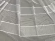 Kész függöny fehér alapon Jacquard 14 fehér csíkos 200x250cm