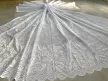 Kész függöny fehér alapon Jacquard 16 inda karika 300x250cm