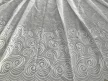 Kész függöny fehér alapon Jacquard 16 inda karika 300x250cm