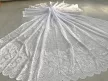 Kész függöny fehér alapon Jacquard 16 inda karika 300x250cm