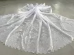 Kész függöny fehér alapon Jacquard 05 fehér szemes 300x180cm