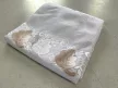 Kész függöny fehér alapon barna fehér szőlőleveles 300x250cm