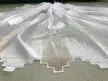 Kész függöny fehér alapon barna parkettás 300x200cm