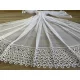 Kész függöny fehér alapon Jacquard c1 egyszínű csipkés 300x250cm