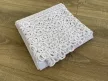 Kész függöny fehér alapon Jacquard c1 egyszínű csipkés 300x250cm