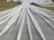 Kész függöny fehér alapon Jacquard c1 egyszínű csipkés 300x250cm