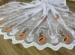 Kész függöny fehér alapon kávés bögre 300x160cm