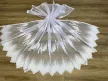 Kész függöny fehér alapon fehér parkettás 300x250cm