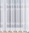 Kész függöny fehér alapon fehér vizilufi 500x180cm