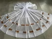 Kész függöny fehér alapon görög karamell 200x250cm