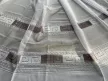 Kész függöny fehér alapon görög szürke 300x180cm