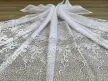 Kész függöny fehér alapon inda virág 300x160cm