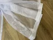 Kész függöny fehér alapon kék virág 300x180cm