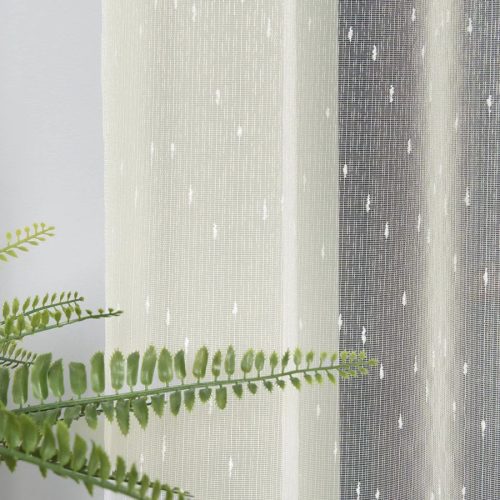  Kész luxus függöny krém alapon hópehely mintás 300x210cm