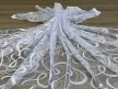 Kész függöny fehér alapon modern hullámos 400x160cm
