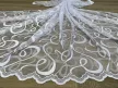 Kész függöny fehér alapon modern hullámos 400x160cm