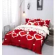 Love kis piros szív mintás ágyneműhuzat garnitúra 3 részes