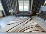  Karizma beige (bézs) hullámos mintás szőnyeg 160x230cm