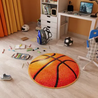  Kolor gyerek szőnyeg kosárlabda 67cm kerek