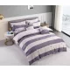 Ella szürke bézs csíkos mintás ágyneműhuzat garnitúra 3 részes